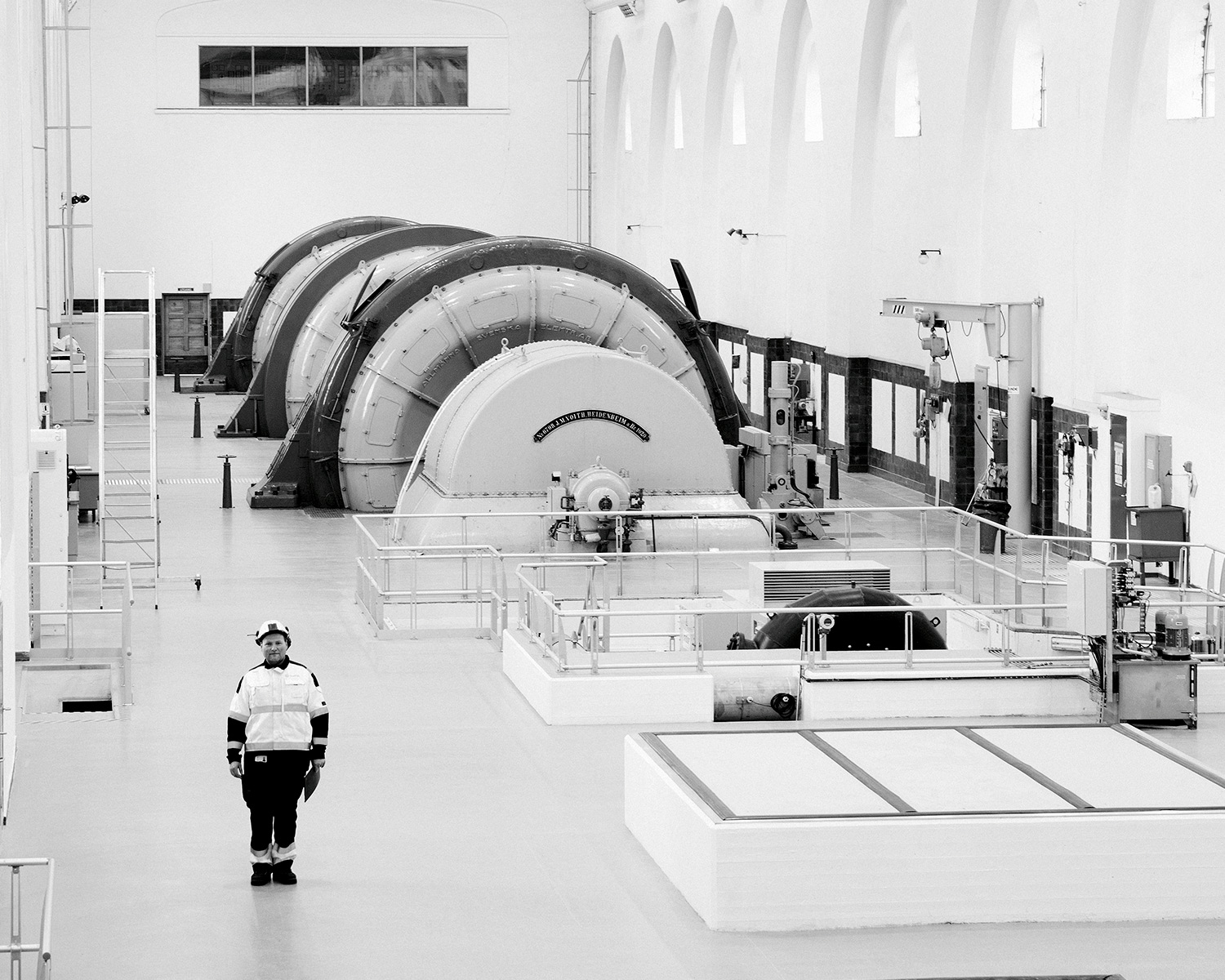 Glomfjord power plant machine room